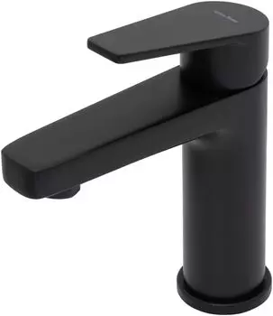Смеситель для раковины Allen Brau Eclipse 5.E1001-31 с донным клапаном, черный матовый
