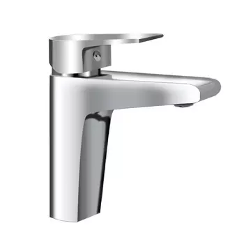 Смеситель для раковины AQUAme Prato AQM P6121 с донным клапаном, хром