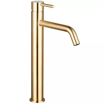 Смеситель для раковины AQUAme Siena AQM 6214GG Glossy gold