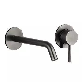 Смеситель для раковины AQUAme Siena AQM 6215GM встраиваемый, Gun metal