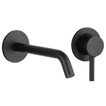 Смеситель для раковины AQUAme Siena AQM 6215MB встраиваемый, черный матовый