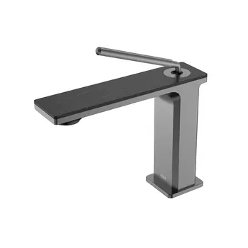 Смеситель для раковины Black&White 7105GM оружейная сталь