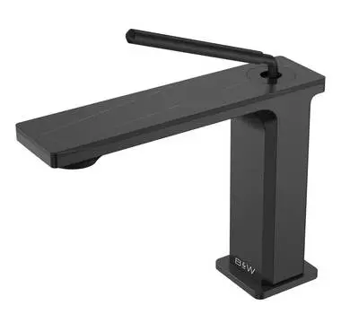 Смеситель для раковины Black&White 7105MB черный матовый