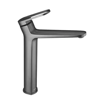 Смеситель для раковины Black&White 7209GM оружейная сталь