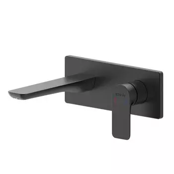 Смеситель для раковины Black&White UK8306B черный матовый