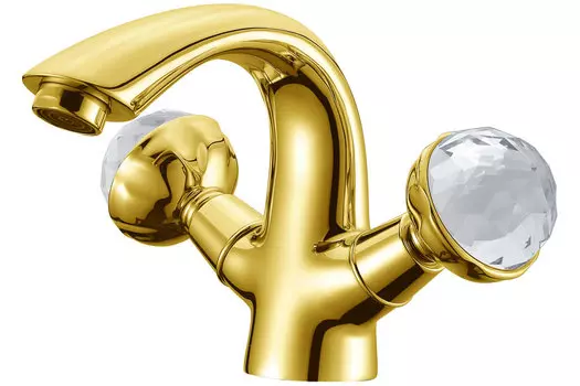 Смеситель для раковины Boheme Imperiale Presente 331 золото