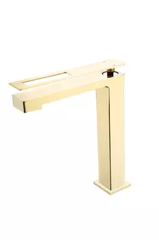 Смеситель для раковины Boheme Q GoldGold 142-GG золото