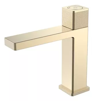 Смеситель для раковины Boheme QUAD 159-G золото