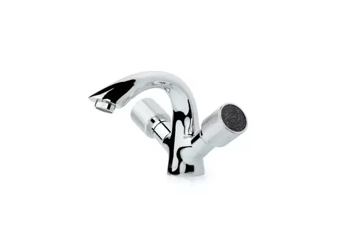 Смеситель для раковины Boheme Royal Cristal 271-Royal/CRST black хром