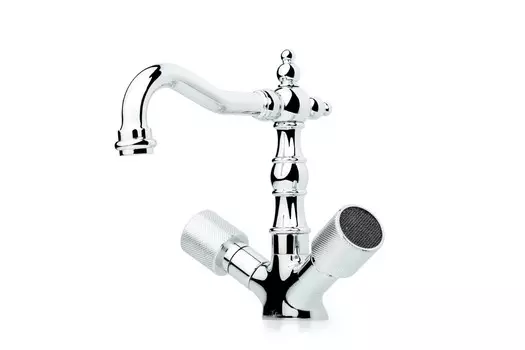 Смеситель для раковины Boheme Royal Cristal 272-Royal/CRST black хром