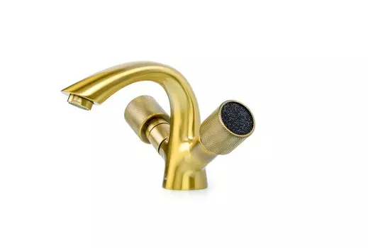 Смеситель для раковины Boheme Royal Cristal 311-Royal/CRST black бронза