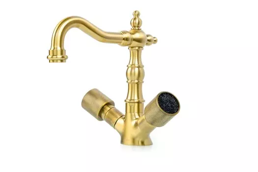 Смеситель для раковины Boheme Royal Cristal 312-Royal/CRST Black бронза