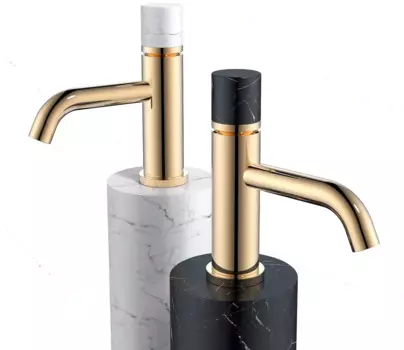 Смеситель для раковины Boheme Stick 121-G-MR-W золото