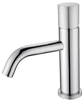 Смеситель для раковины Boheme Stick White Touch Chrome 121-CRCR.2 матовый хром