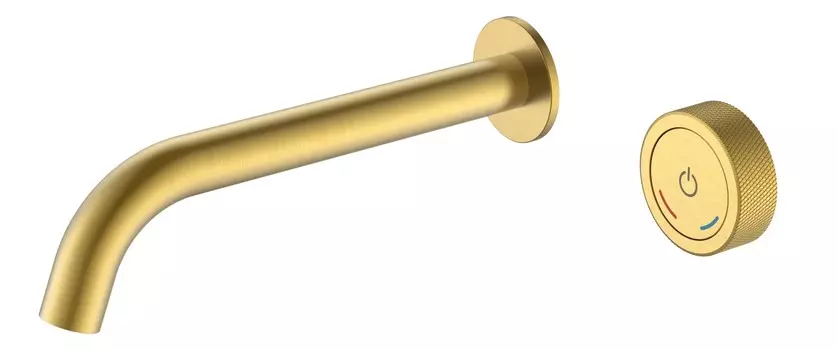 Смеситель для раковины Boheme TECH 158/2-MG золото матовое