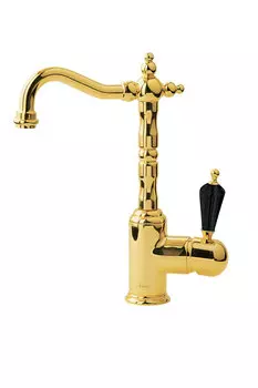 Смеситель для раковины Boheme Tradizionale Nero 252 золото