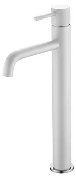 Смеситель для раковины Boheme Uno 462-WCR белый, хром