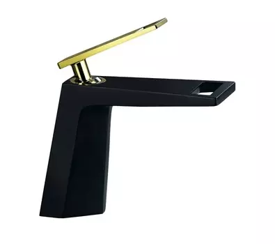 Смеситель для раковины Bronze de Luxe A919B черный золото