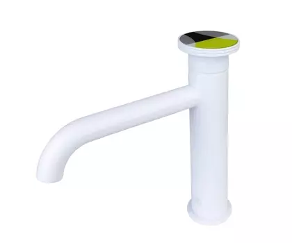 Смеситель для раковины Bronze de Luxe Omg 9009W-Y белый, желтый