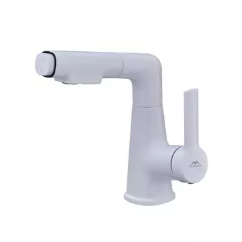 Смеситель для раковины Fashun A4018-8 белый