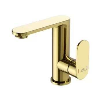 Смеситель для раковины Fashun A8885-35 золото