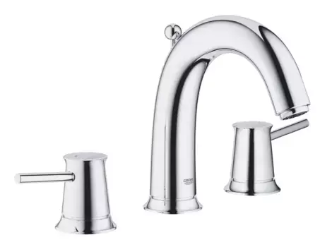 Смеситель для раковины Grohe BauClassic 20470000 хром, с донным клапаном