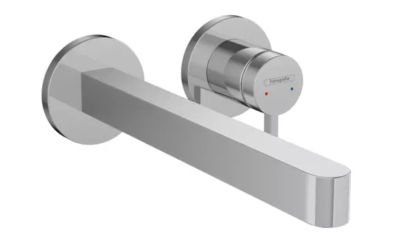Смеситель для раковины Hansgrohe Finoris 76050000 со сливным гарнитуром, хром