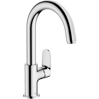 Смеситель для раковины Hansgrohe Vernis Blend 210 71554000 со сливным гарнитуром хром