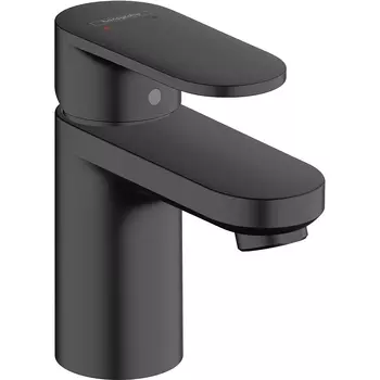Смеситель для раковины Hansgrohe Vernis Blend 70 71550670 матовый черный со сливным гарнитуром
