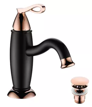 Смеситель для раковины Lemark LM6106BRG черный