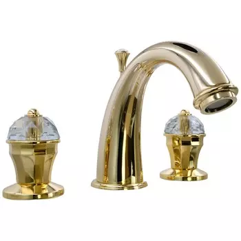 Смеситель для раковины Migliore Prestige Crystal 32766 золото