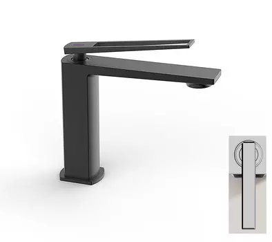 Смеситель для раковины Milleau ELEGANT ML6736223LS-MB черный матовый