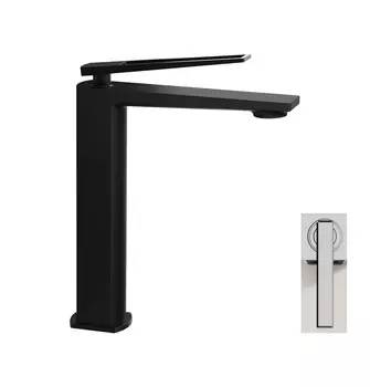 Смеситель для раковины Milleau ELEGANT ML6739223LH-MB черный матовый