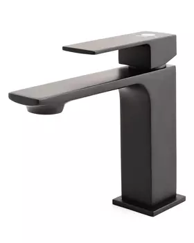 Смеситель для раковины Orange Lutz M04-021b черный