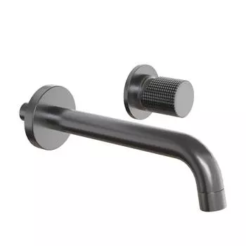 Смеситель для раковины Paini Cox Grip 7GPZ208 встраиваемый, черный матовый