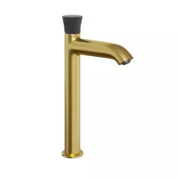 Смеситель для раковины Paini Domus 18PJ205PZLL высокий, матовое золото