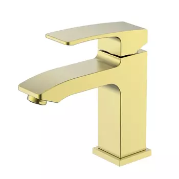 Смеситель для раковины Raglo R01 R01.10.03 золотой сатин