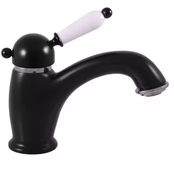 Смеситель для раковины Rav Slezak Лабэ L526.5CMAT черный матовый