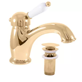 Смеситель для раковины Rav Slezak Лабэ L527.5KZ золото