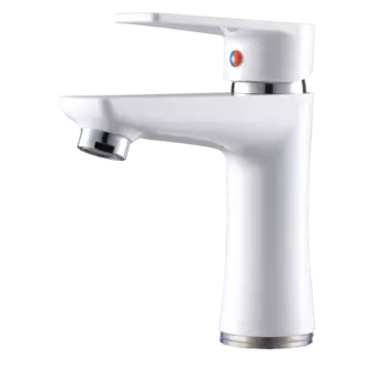 Смеситель для раковины РМС PL6-001F белый