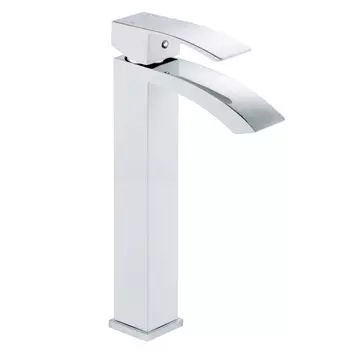 Смеситель для раковины Rose R1511F белый, хром