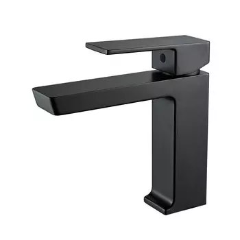 Смеситель для раковины Rose R1801H-1 черный матовый