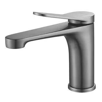 Смеситель для раковины Shevanik S6201T оружейная сталь