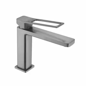 Смеситель для раковины Shevanik S6901T сталь