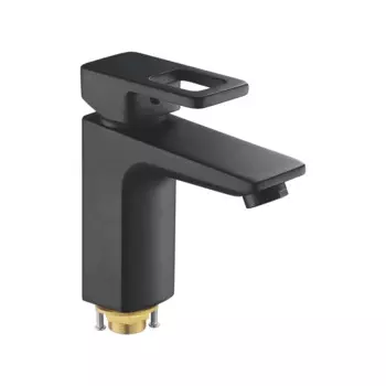 Смеситель для раковины Shevanik S8201H черный