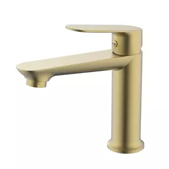 Смеситель для раковины Splenka S41 S41.10.03 золотой сатин