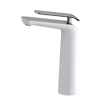 Смеситель для раковины Timo Olivia 3211/00-16F белый глянцевый