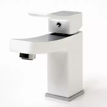 Смеситель для раковины Wasserkraft Aller 1063White белый хром