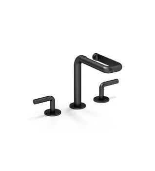 Смеситель для раковины WONZON & WOGHAND LOOP WW-131-00-508 черный