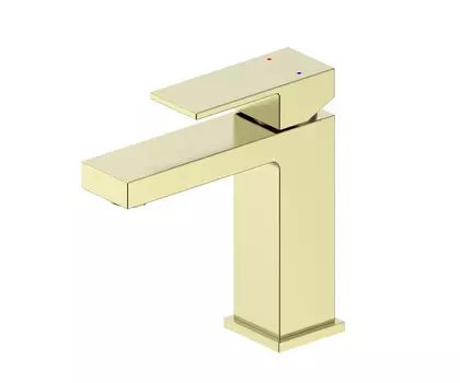 Смеситель для раковины WONZON & WOGHAND CUBE WW-88139016-BG золото